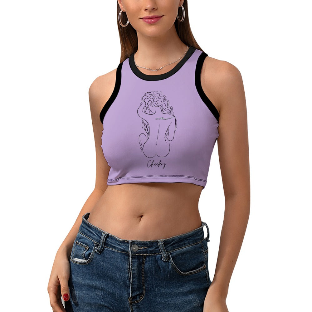Cropped Cheeky Racer Tank