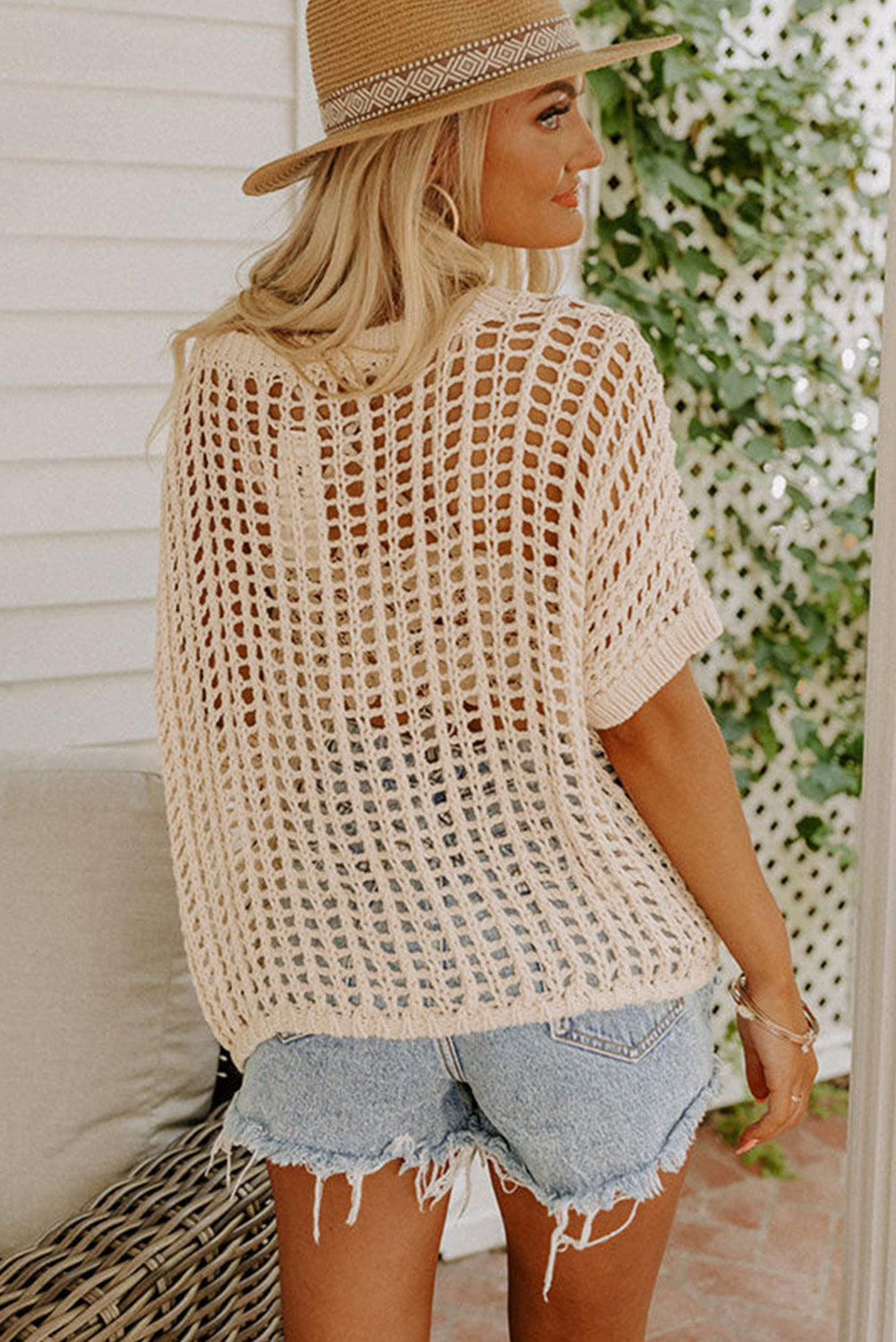 Fishnet Sweater Tee