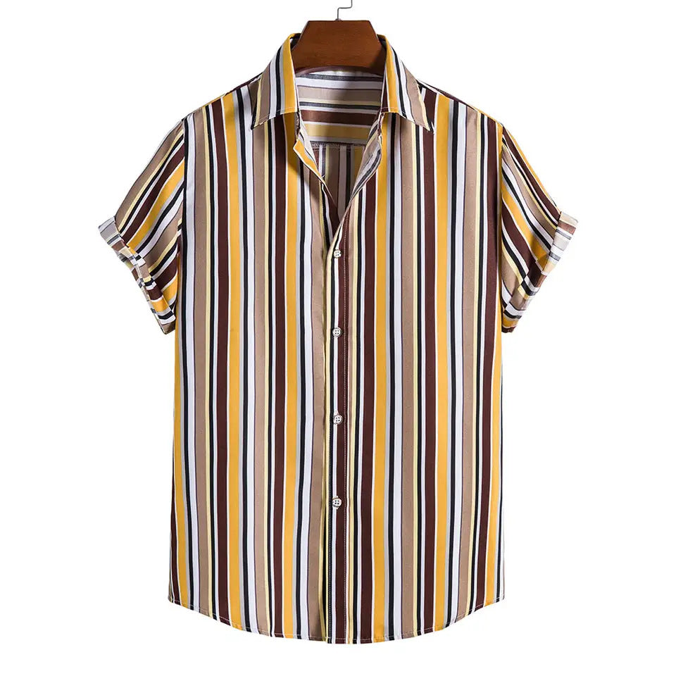 Men's Patterned S/S Shirt