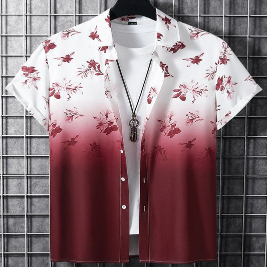 Bohemian Floral Print Shirt