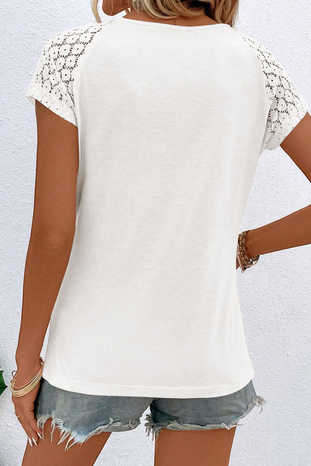 Lace Keyhole Top