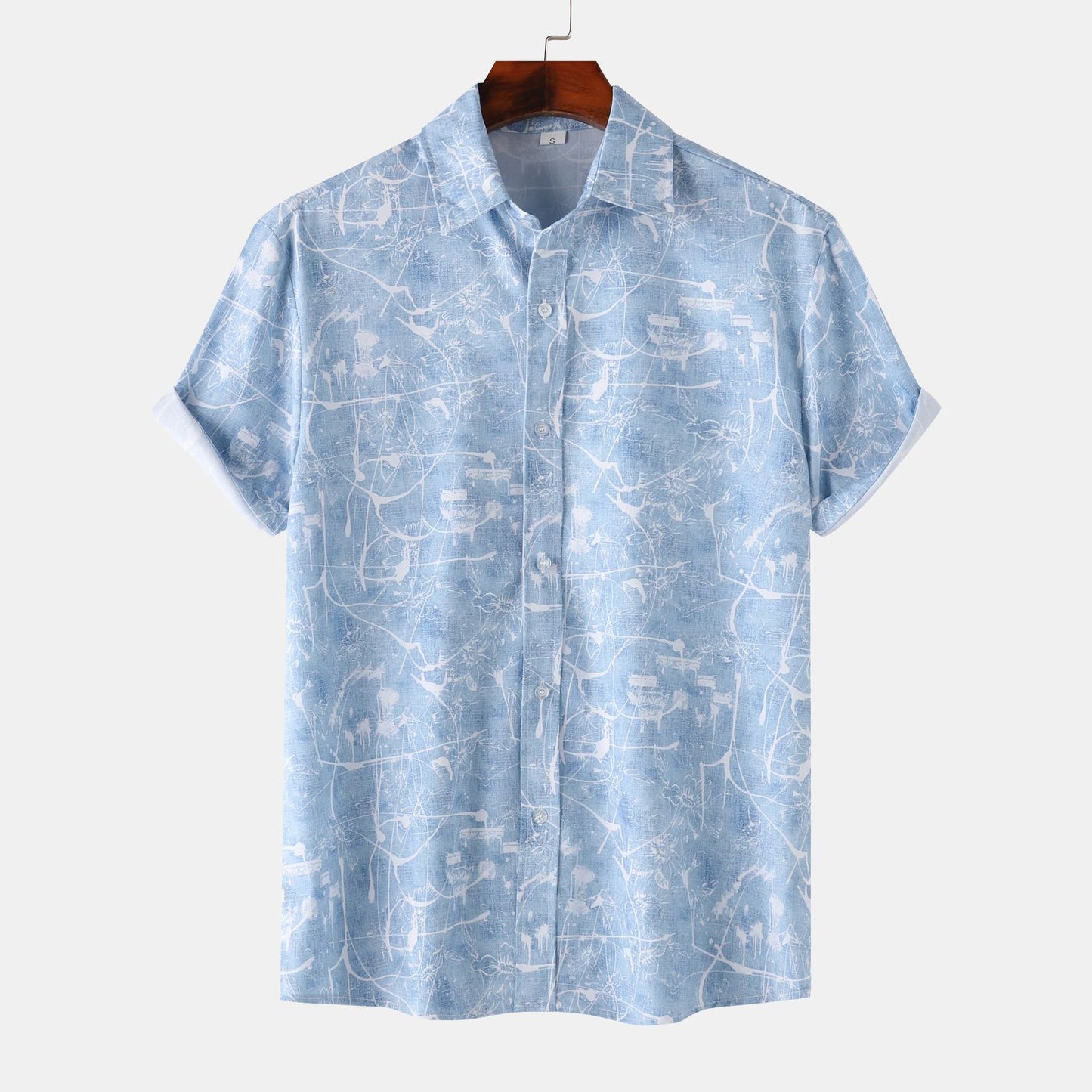 Printed Collar Shirt