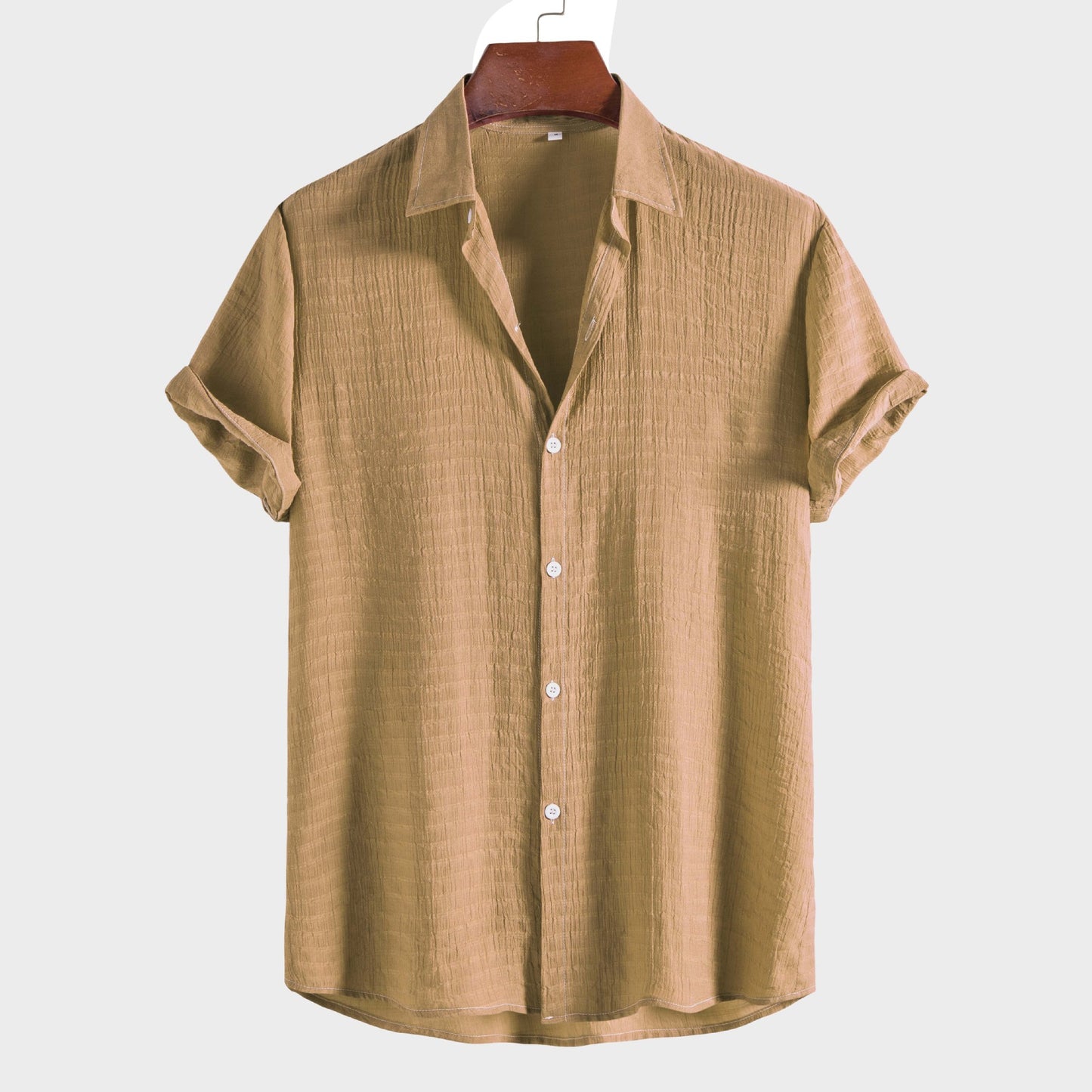 Solid Collar Shirt