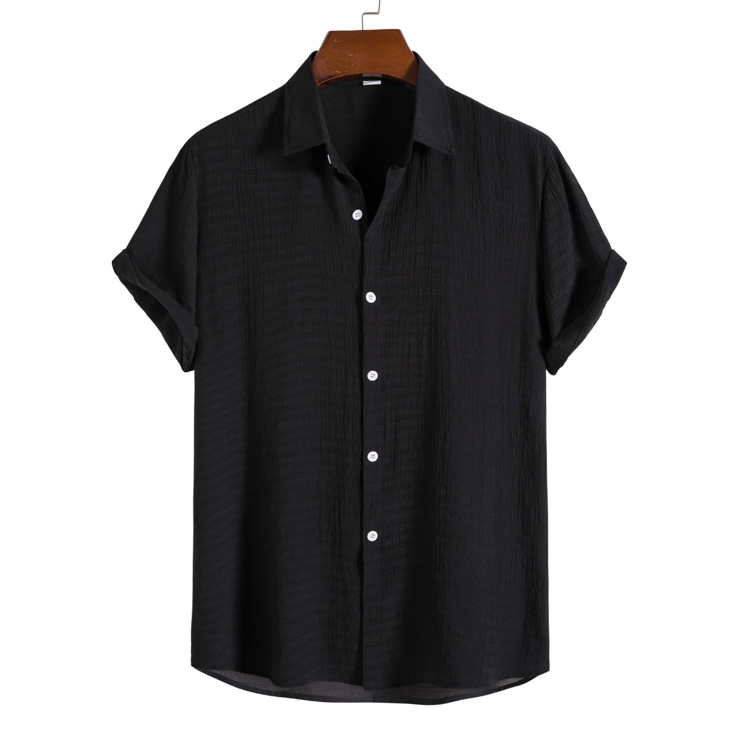 Solid Collar Shirt