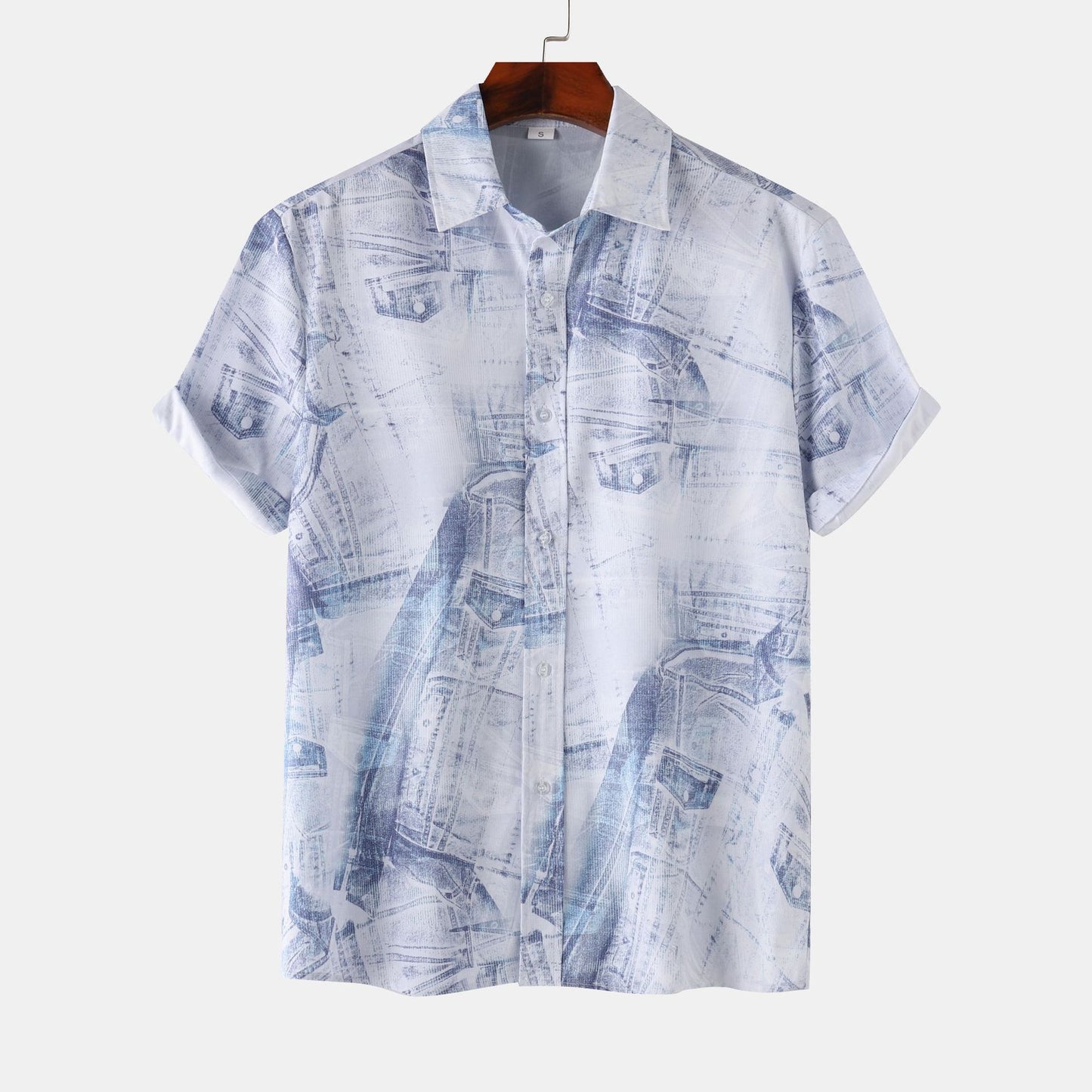 Printed Collar Shirt