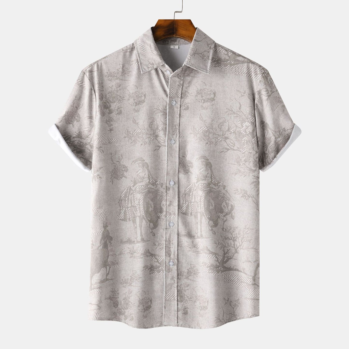 Printed Collar Shirt