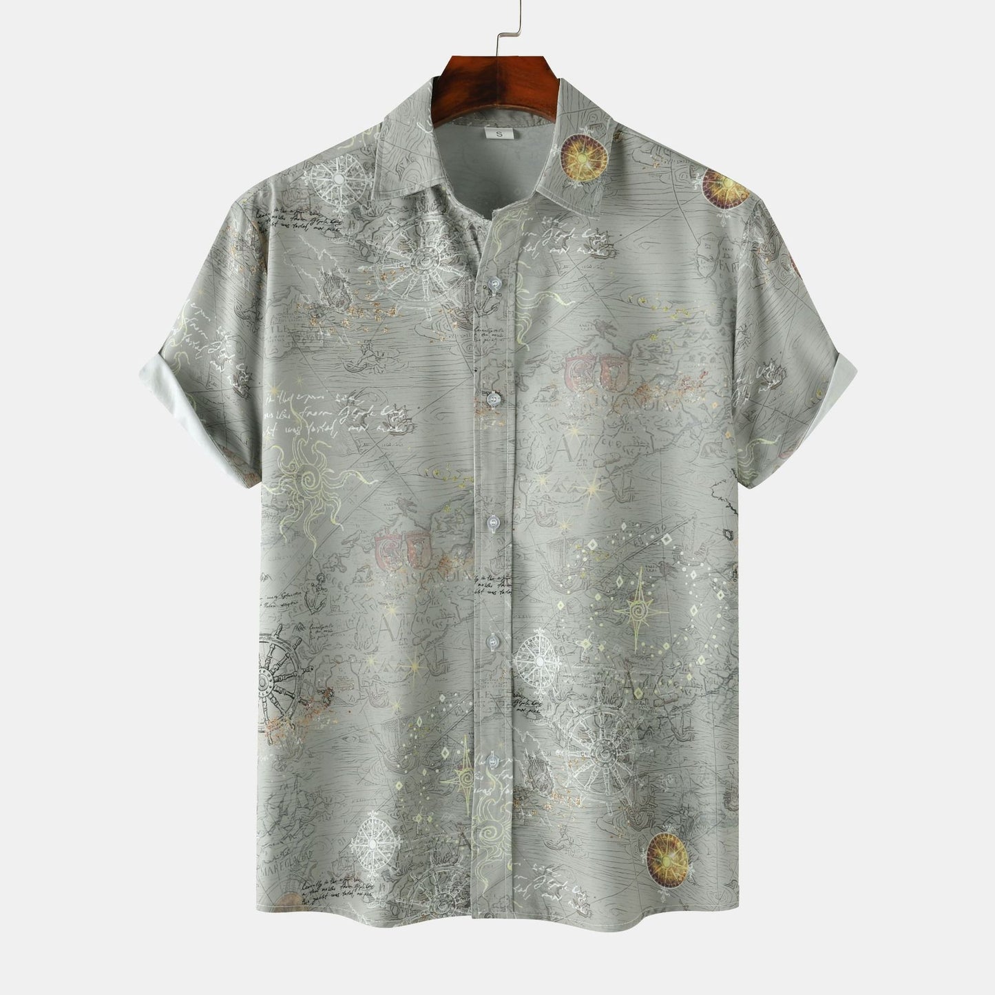 Printed Collar Shirt