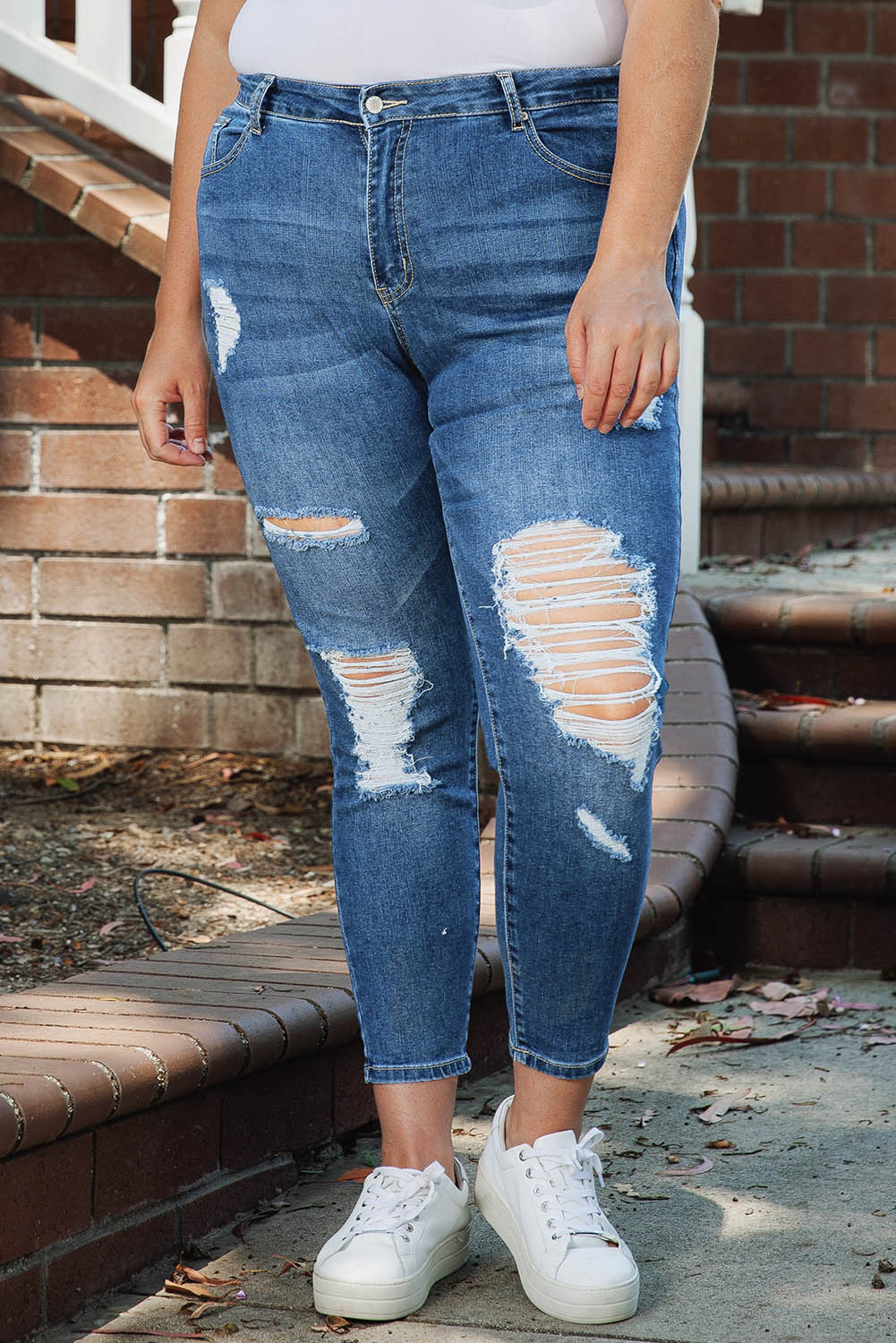 Distressed Skinny Jeans FF