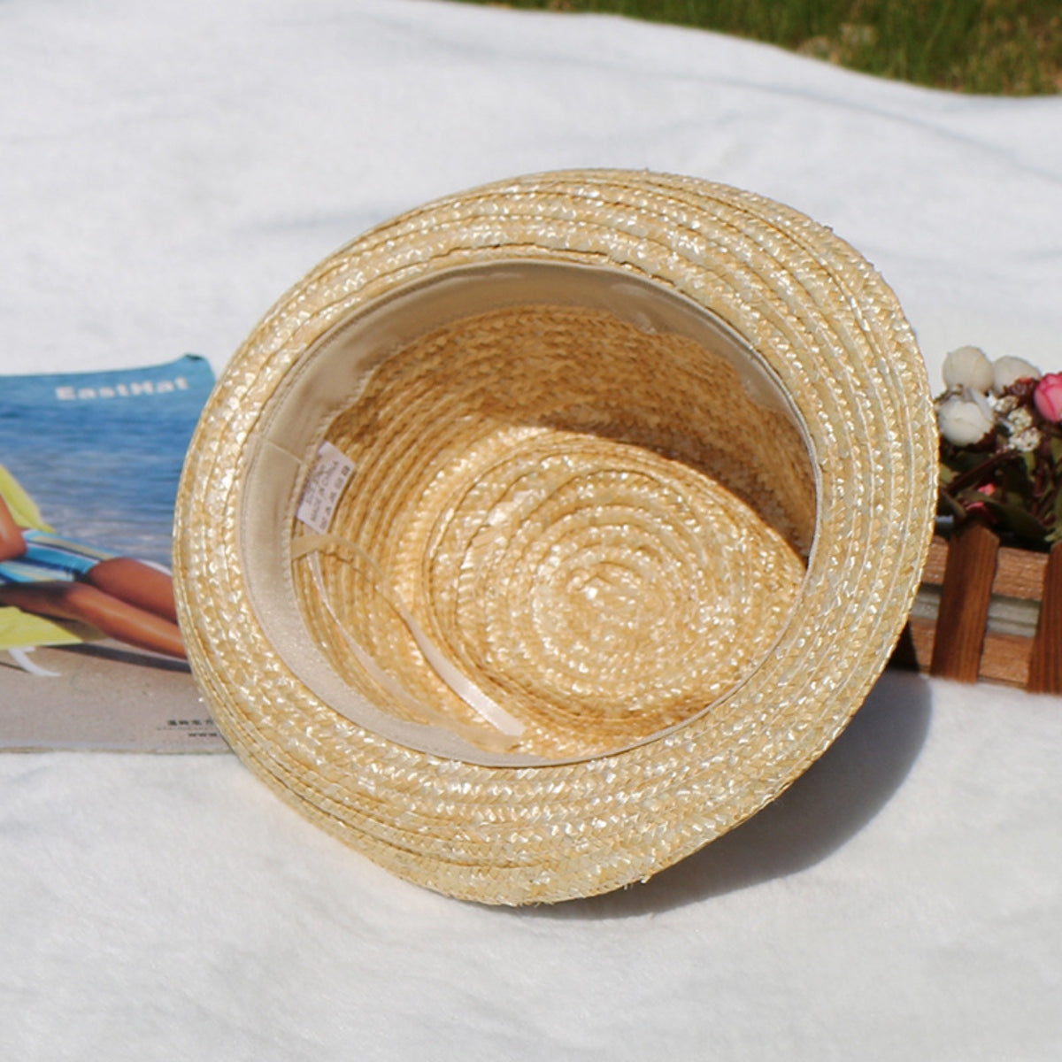 Short Brim Straw Woven Hat