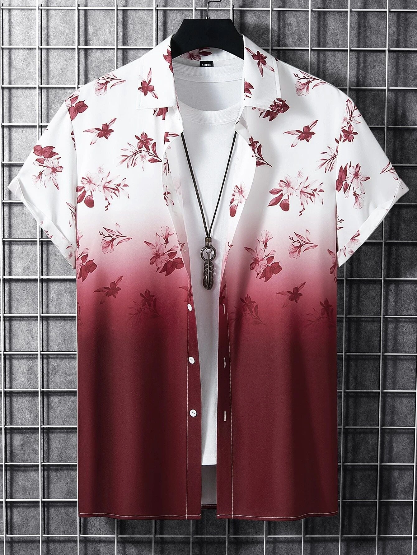 Bohemian Floral Print Shirt