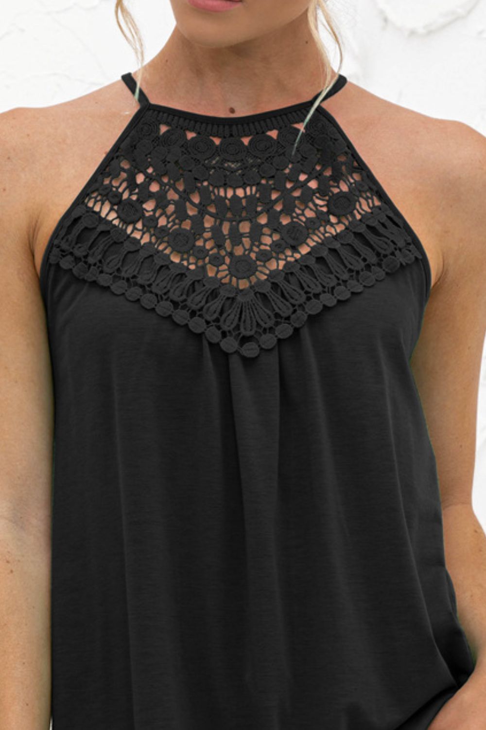 Halter Crochet Tank Top