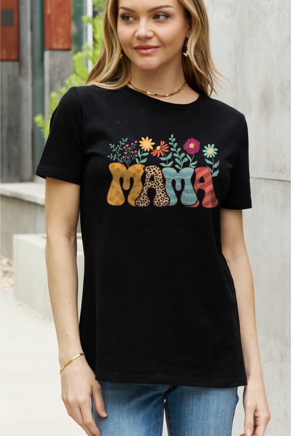 Simply Love Full Size MAMA Graphic Cotton Tee