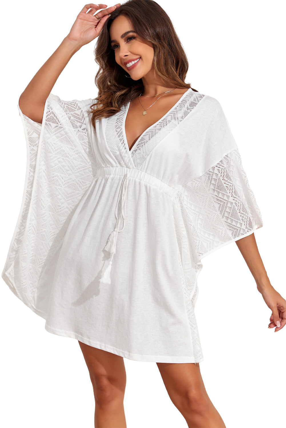 Kimono Sleeve Beach Cover Up