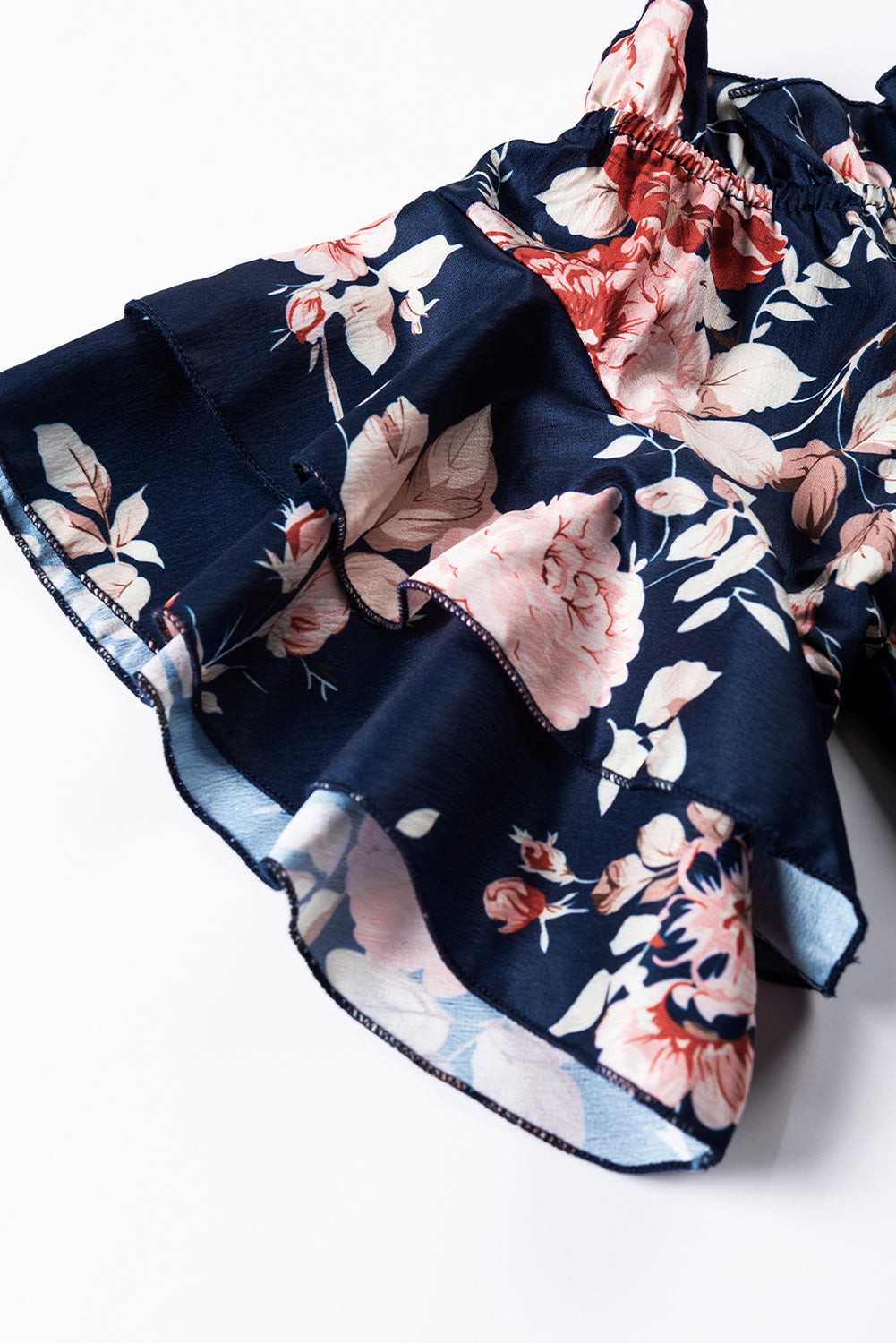 Off Shoulder Floral Blouse