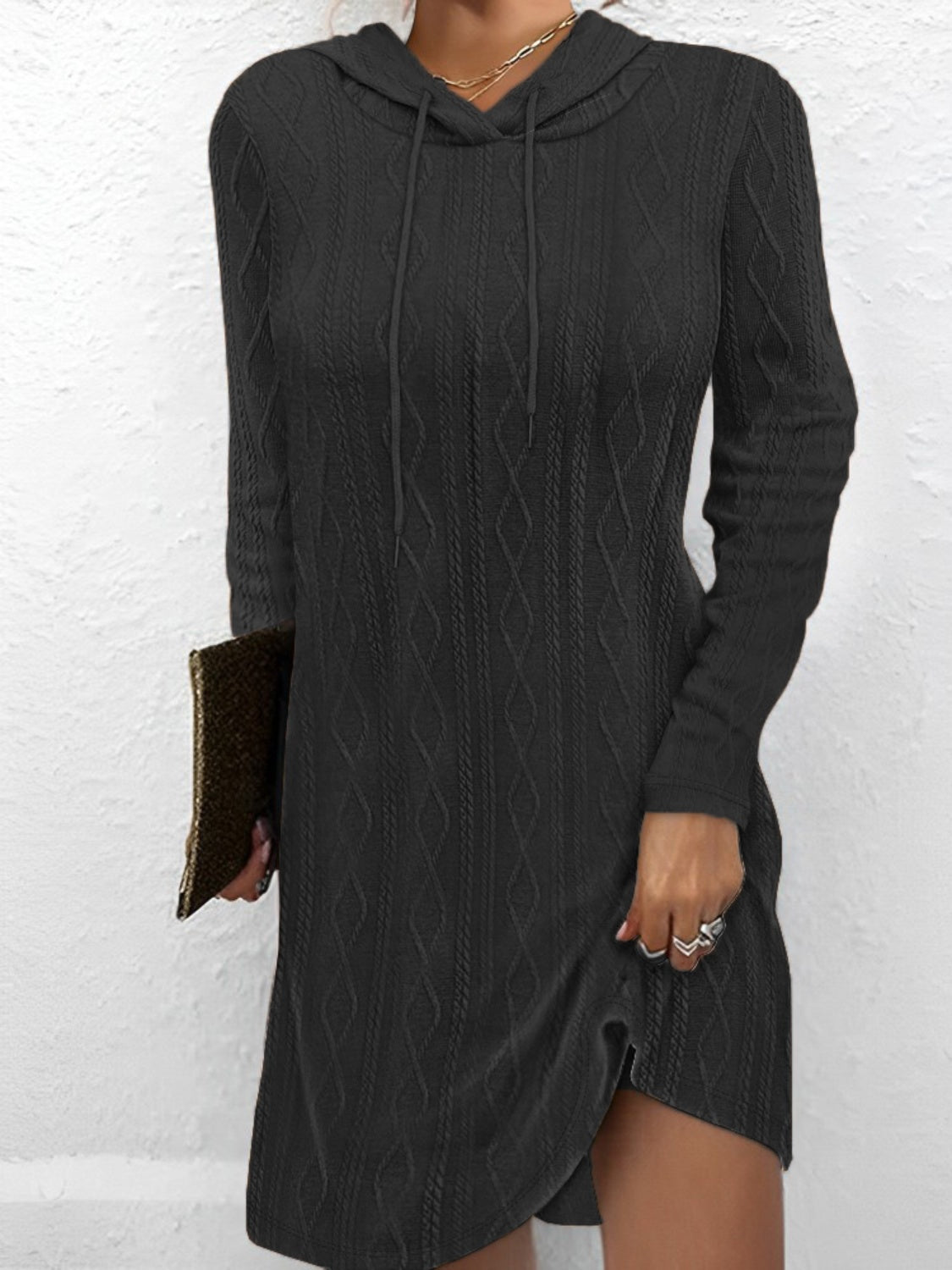 Hooded Sweater Dress