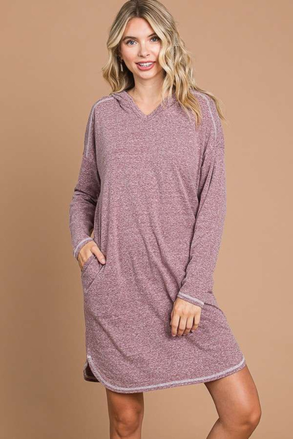 Hooded Sweater Dress