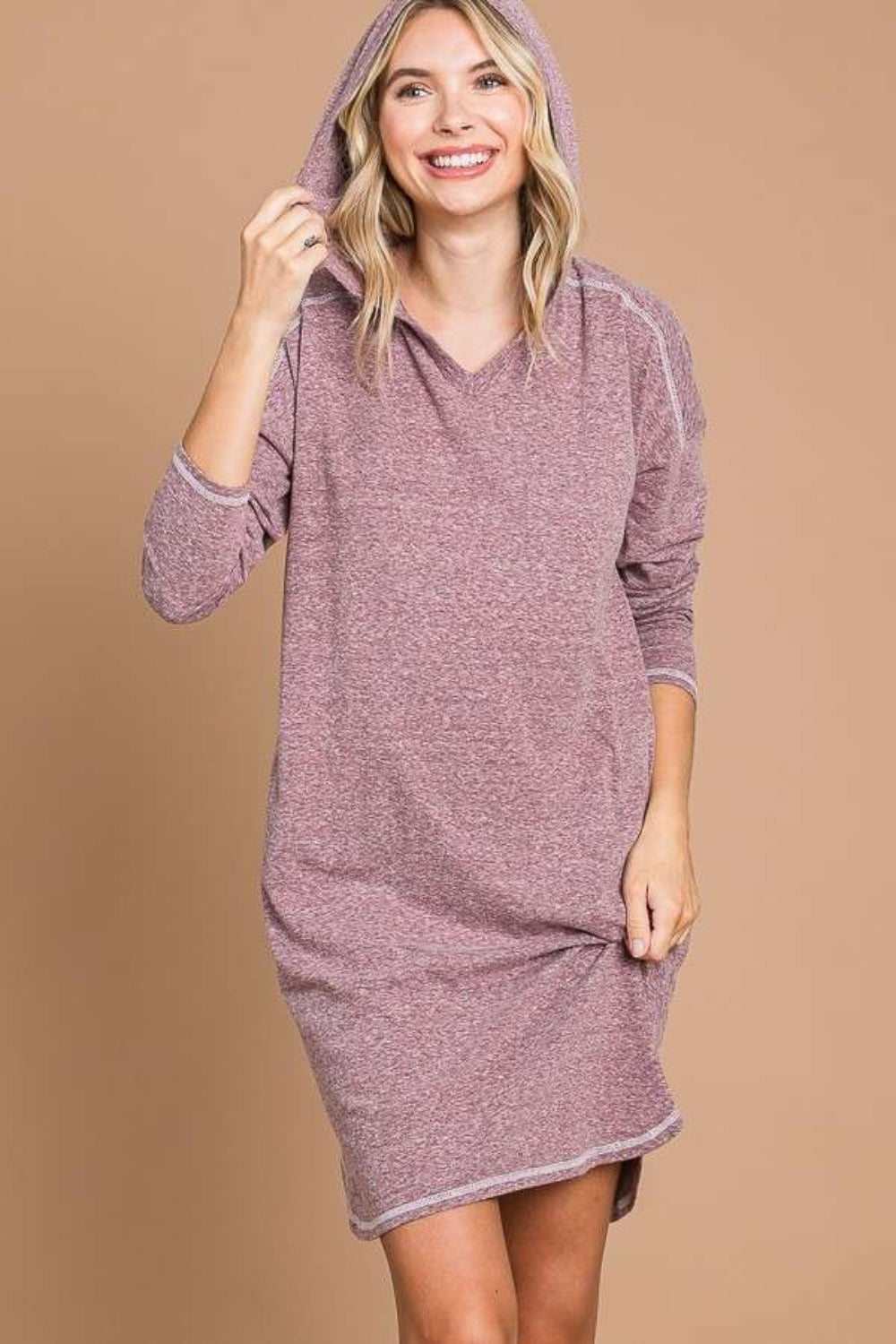 Hooded Sweater Dress