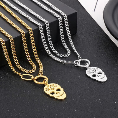 Skull Shape Pendant Necklace