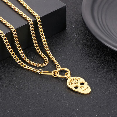 Skull Shape Pendant Necklace