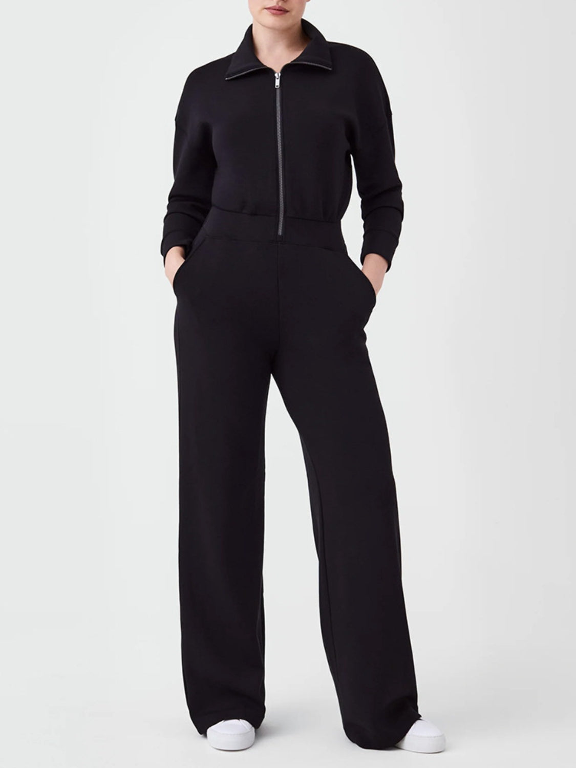 Zip Up L/S Jumpsuit