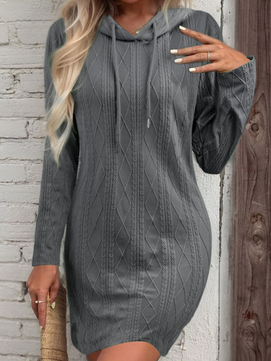 Hooded Sweater Dress