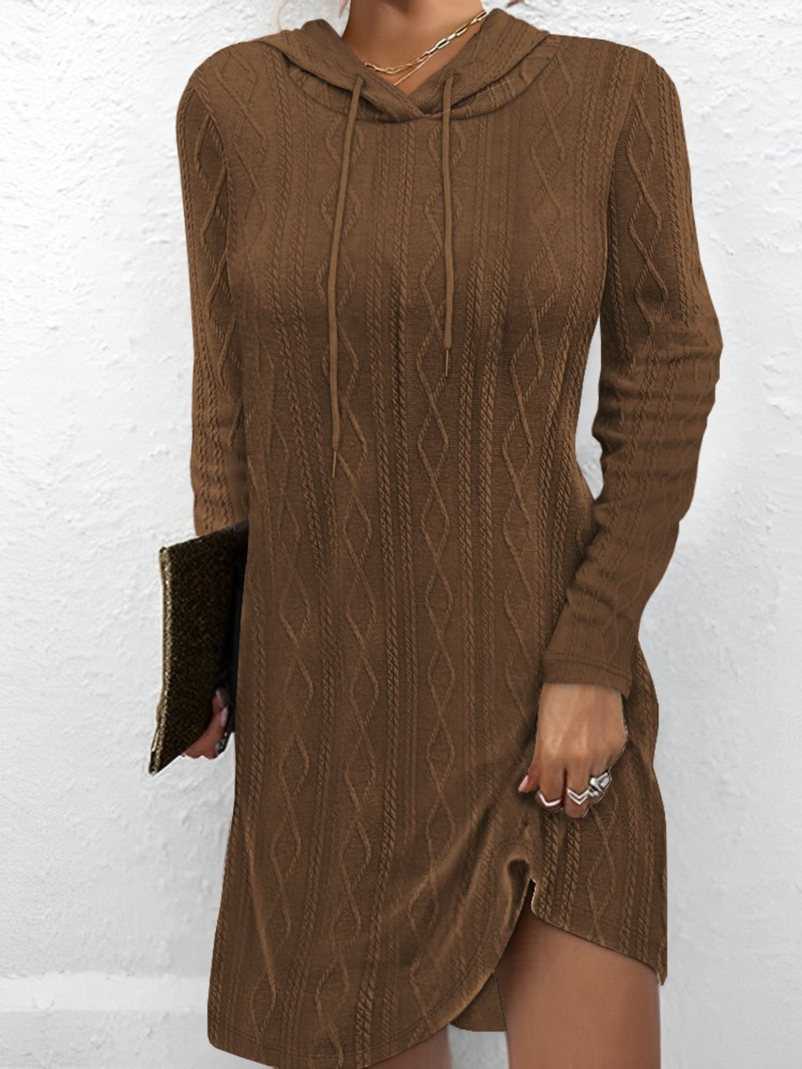 Hooded Sweater Dress