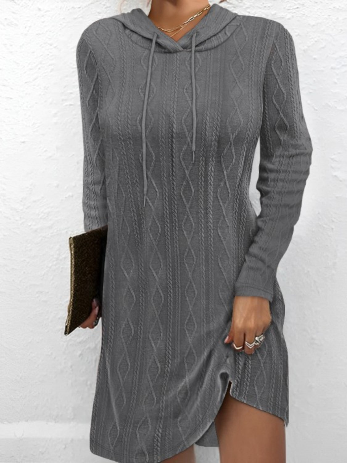 Hooded Sweater Dress