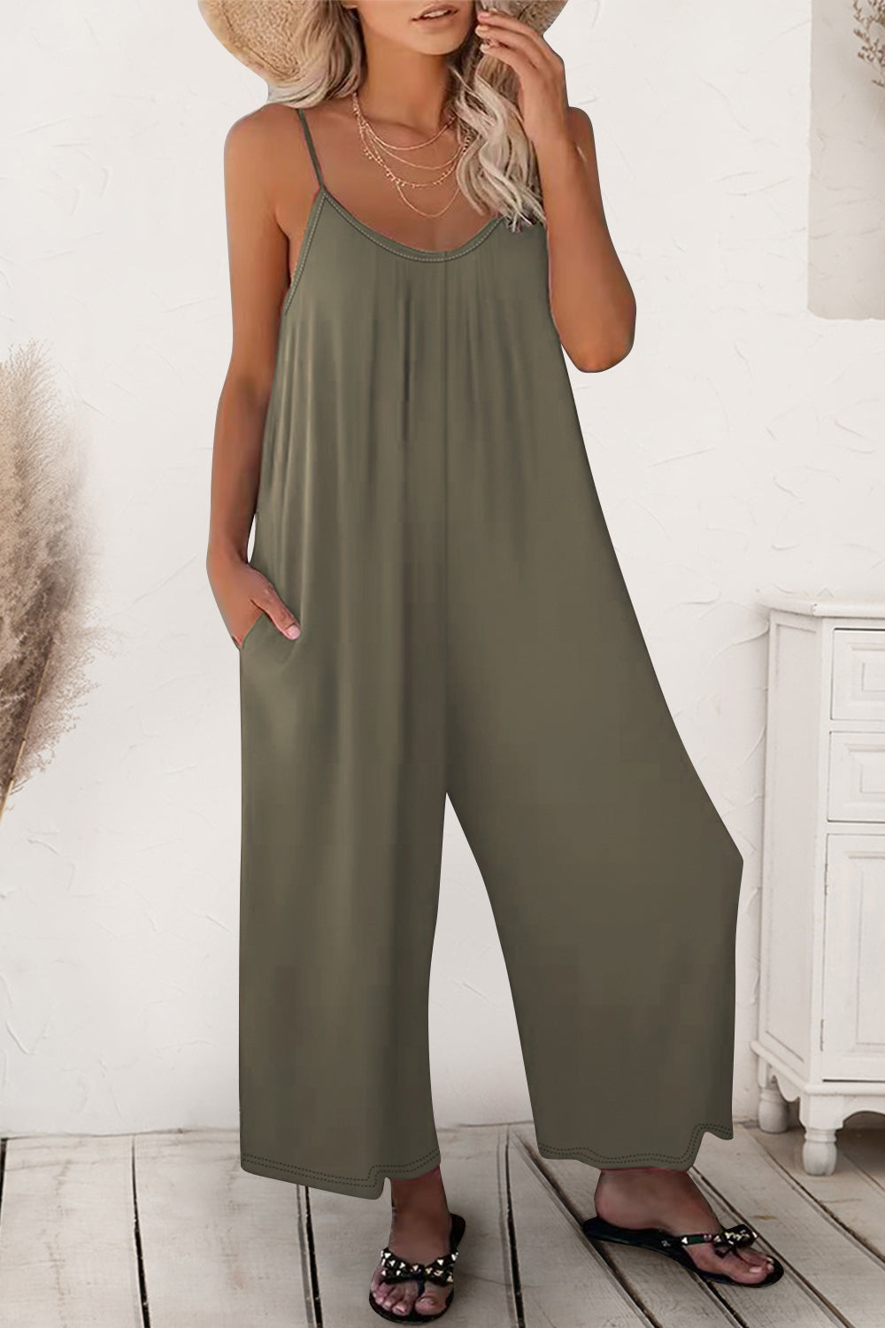 Spaghetti Strap Jumpsuit