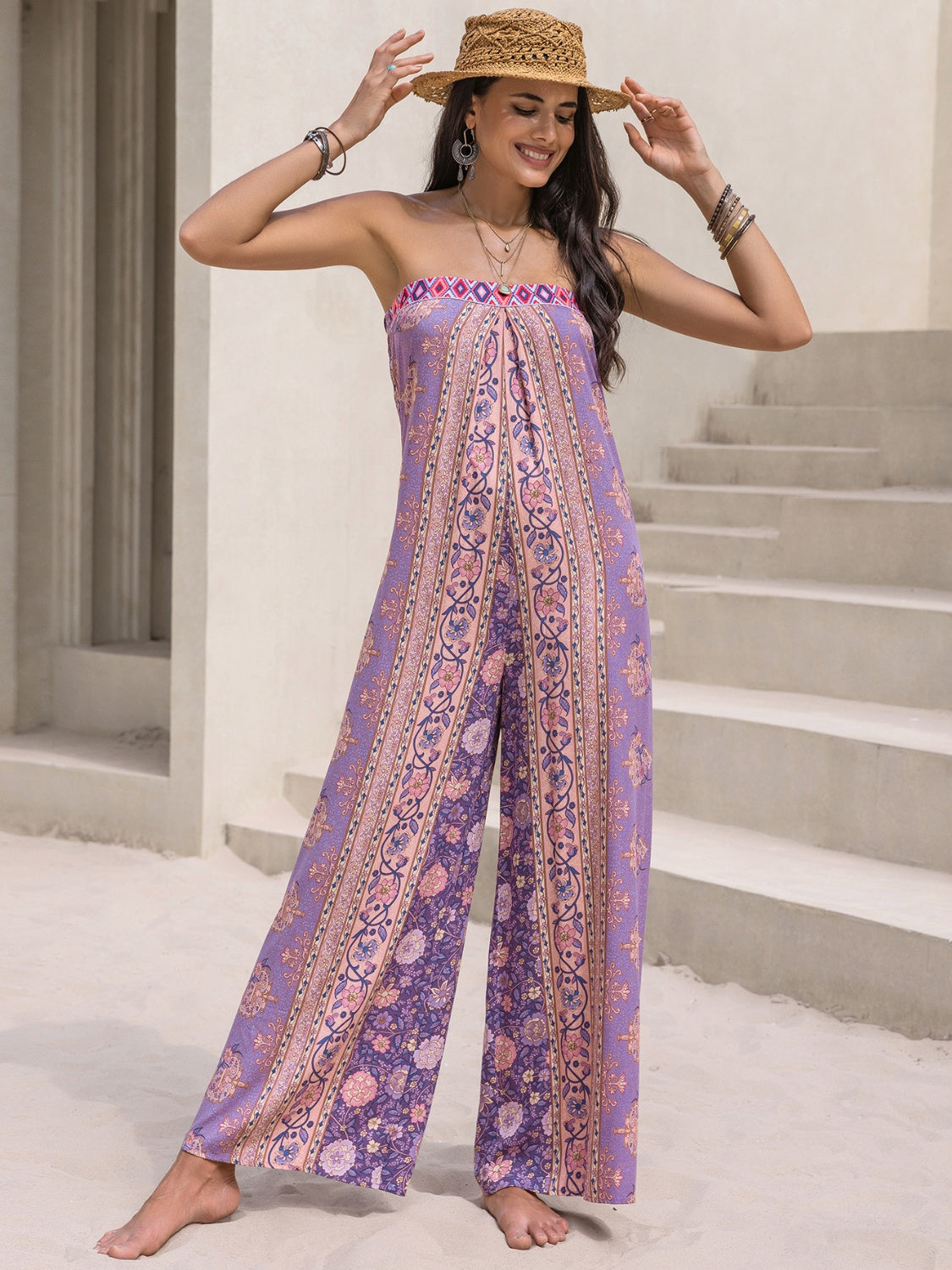 Tube Wide Leg Jumpsuit