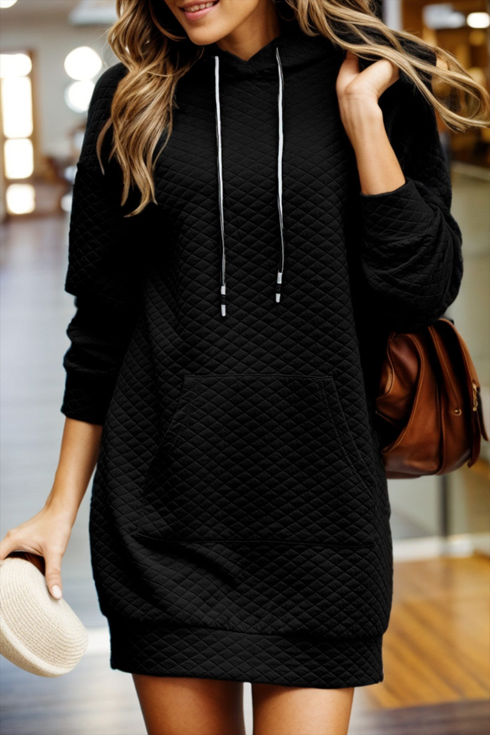 Hooded Mini Dress