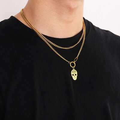 Skull Shape Pendant Necklace